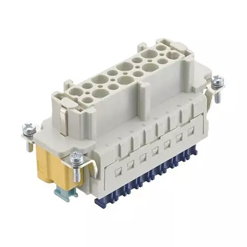 Harting Heavy Duty Connector Inserts / Modules HEAVY DUTY INSERT, RCPT, 16POS, 16A, 09330162778