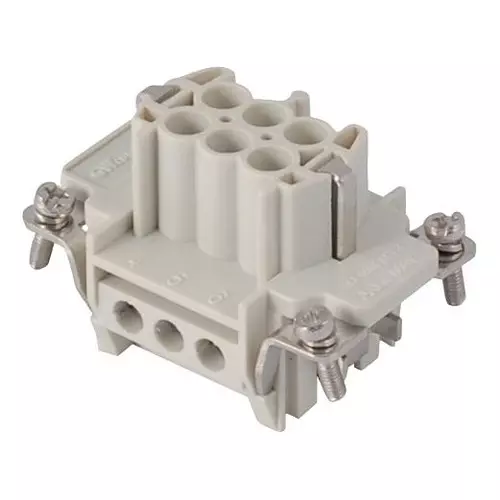 MOLEX / GWCONNECT Heavy Duty Insert, Rcpt, 6Pos, 20-14Awg, 7306.6003.0