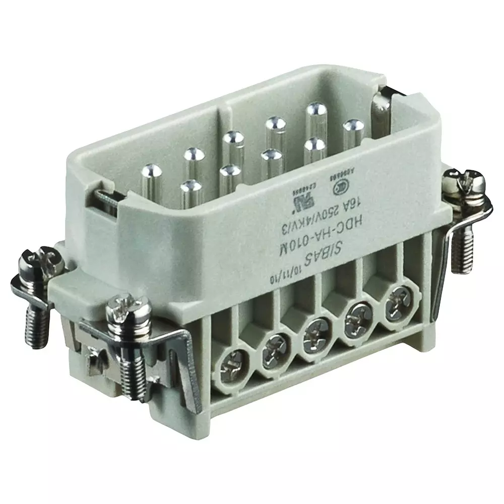TE CONNECTIVITY Heavy Duty Insert, Plug, 10+Pe, 14Awg, T2010102101-000
