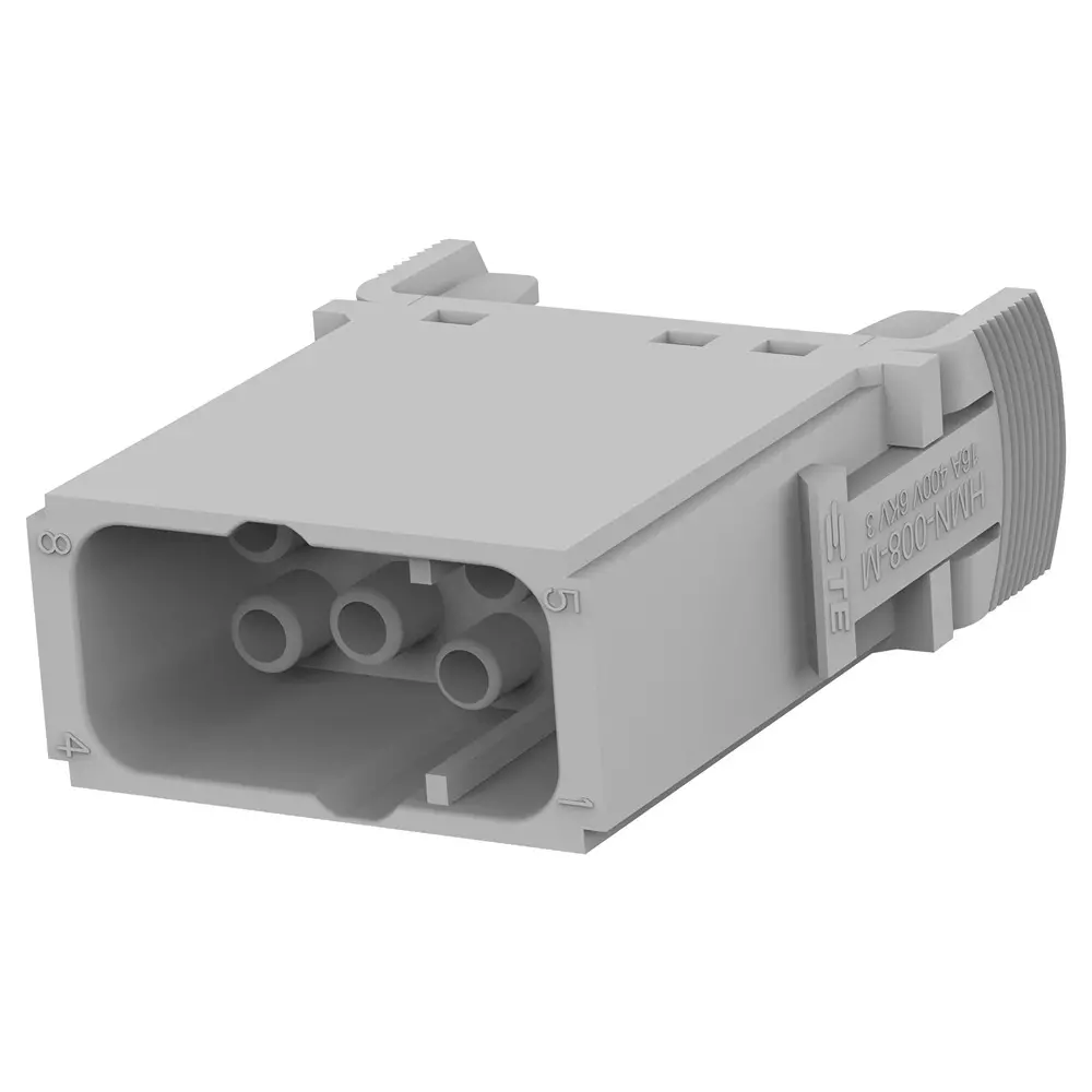 TE CONNECTIVITY Heavy Duty Insert, Plug, 8Pos, 12Awg, T2111082101-007