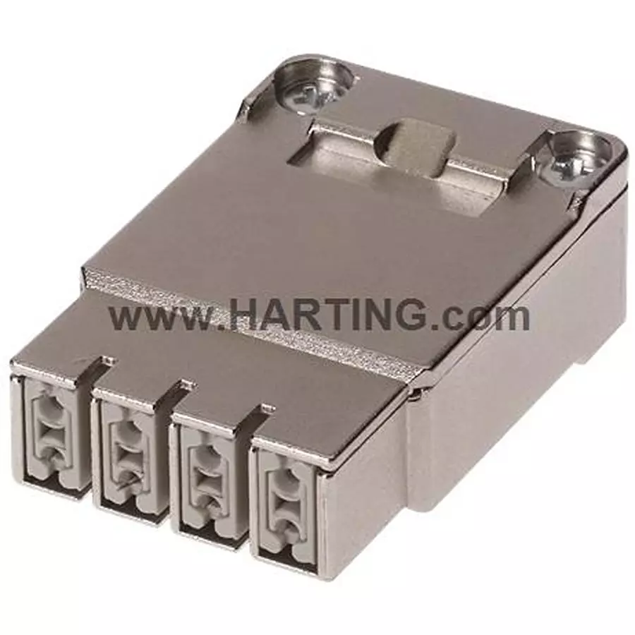 Harting Heavy Duty Connector Inserts / Modules RECTANGULAR MODULE, RECEPTACLE, 8 POSITION, CRIMP, 09140083111