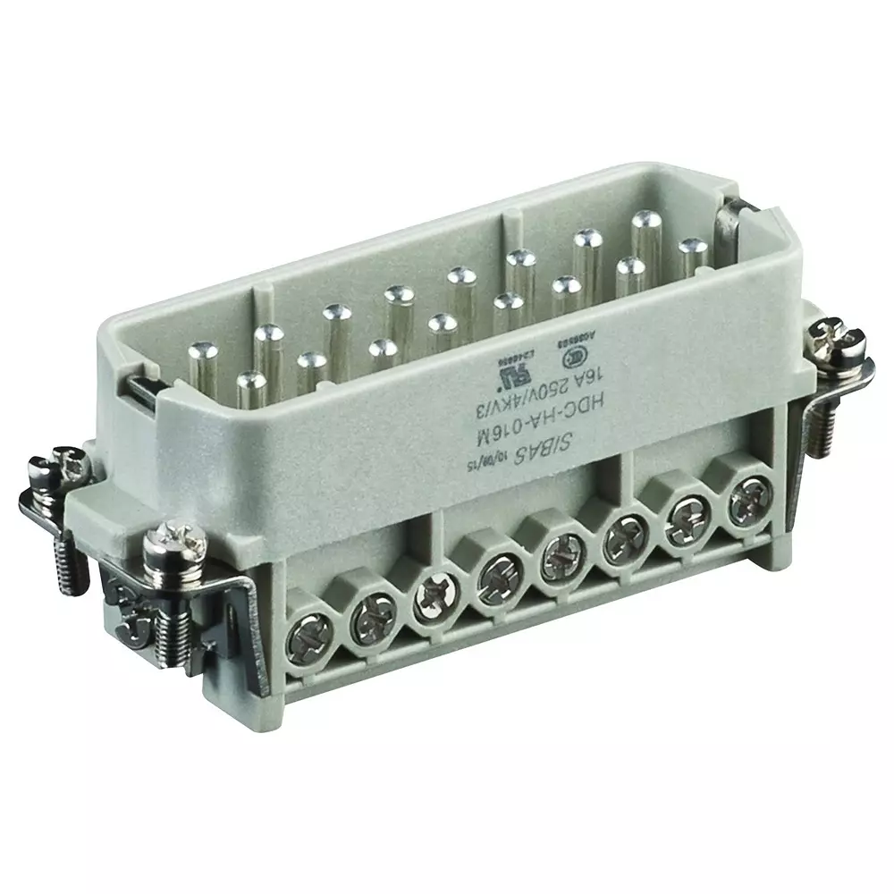 TE CONNECTIVITY Heavy Duty Insert, Plug, 16+Pe, 14Awg, T2010162101-000