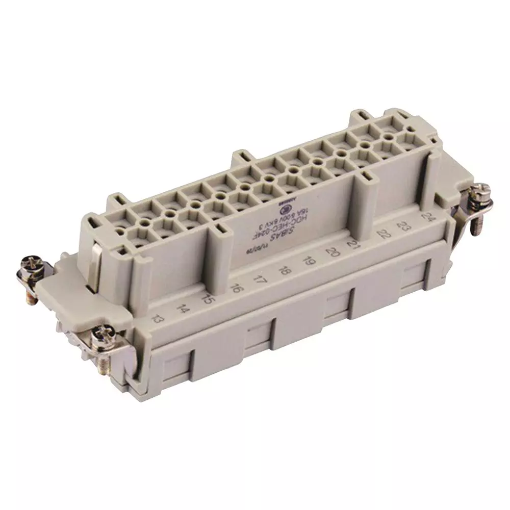 TE CONNECTIVITY Heavy Duty Insert, Rcpt, 24+Pe, 12Awg, T2040244201-000