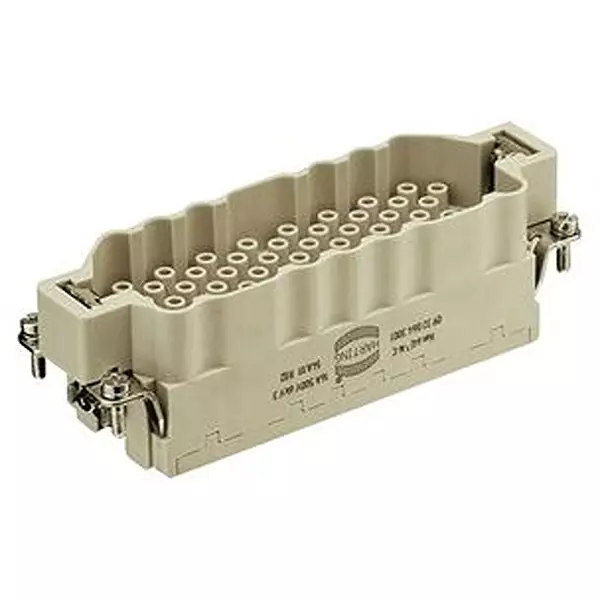 HARTING HEAVY DUTY INSERT, PLUG, 64+PE, 4MM2, 09320643001