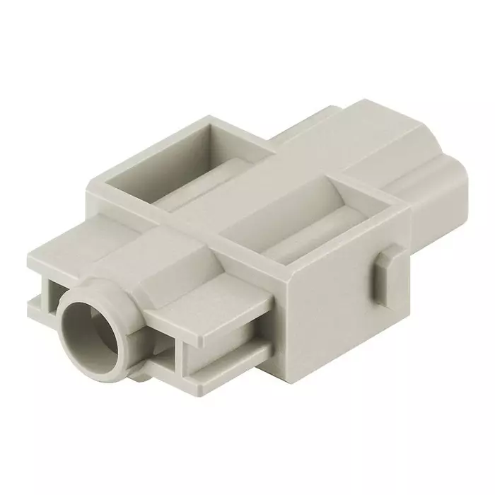 Harting Heavy Duty Connector Inserts / Modules HEAVY DUTY INSERT, RCPT, 1POS, 6-2AWG, 09140013131