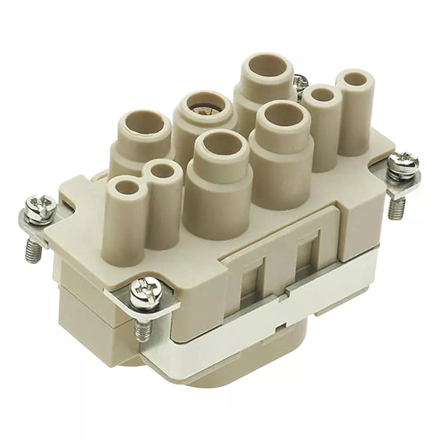 Harting Heavy Duty Connector Inserts / Modules HEAVY DUTY INSERT, RCPT, 4+4SIG, 16MM2, 09380082701