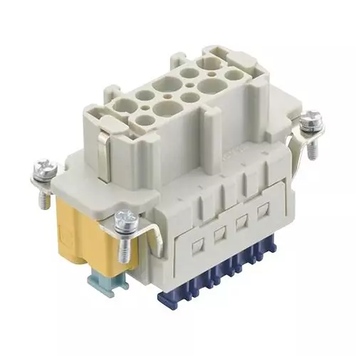 Harting Heavy Duty Connector Inserts / Modules HEAVY DUTY INSERT, RCPT, 10POS, 16A, 09330102778