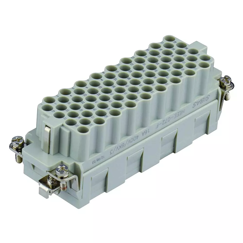 TE CONNECTIVITY Heavy Duty Insert, Rcpt, 72+Pe, 12Awg, T2051442201-007