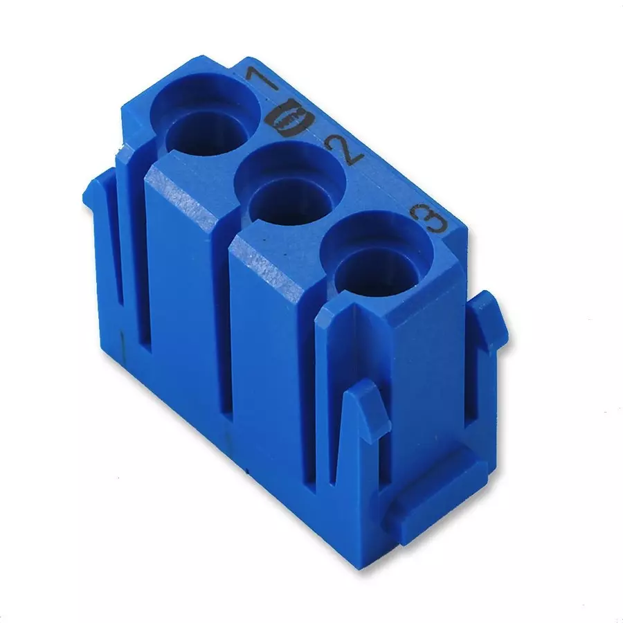 Harting Heavy Duty Connector Inserts / Modules HAN INSERT MOD, PNEU, 1.6/3.0/4.0MM, 0914 003 4501