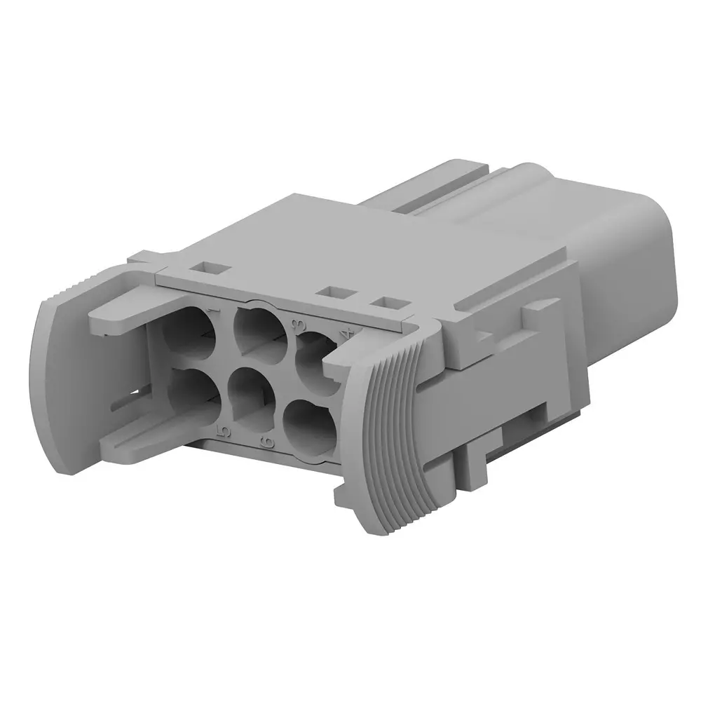 TE CONNECTIVITY Heavy Duty Insert, Rcpt, 8Pos, 12Awg, T2111082201-007.
