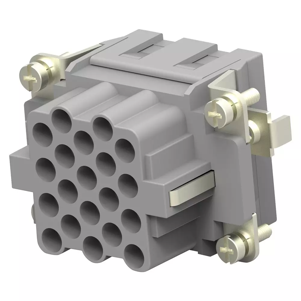 TE CONNECTIVITY Heavy Duty Insert, Rcpt, 20+Pe, 12Awg, T2050202201-007
