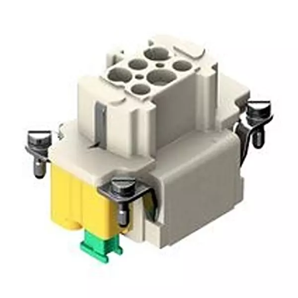 HARTING HEAVY DUTY INSERT, RCPT, 6POS, 16A, 09330062776