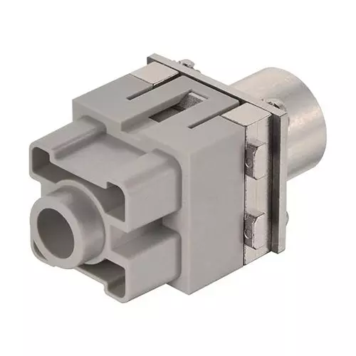 Harting Heavy Duty Connector Inserts / Modules HEAVY DUTY MOD, AXIAL, RCPT, 1POS, 300A, 09140012781