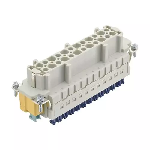Harting Heavy Duty Connector Inserts / Modules HEAVY DUTY INSERT, RCPT, 24POS, 16A, 09330242778