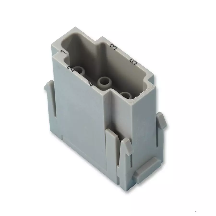 Harting Heavy Duty Connector Inserts / Modules INSERT, MALE, HANE, CRIMP, 6WAY, 09 14 006 3001