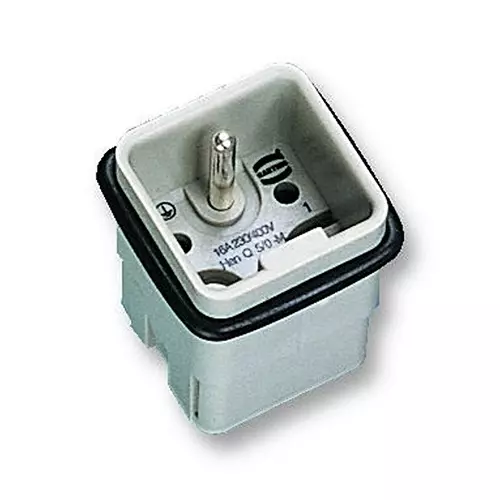 Harting Heavy Duty Connector Inserts / Modules INSERT, PLUG, DUAL ROW, 5+PE WAY, CRIMP, 0912 005 3001