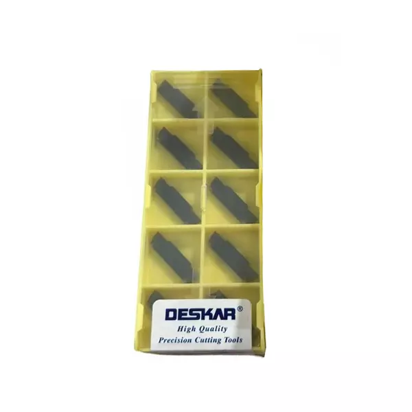 Deskar Carbide Inserts Polished Coating MGMN Type for CNC Machine, LF6018 (10 Pcs x 1 Box)