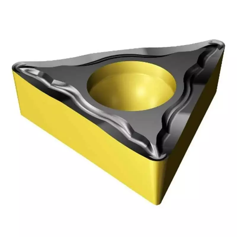 Sandvik Coromant CoroTurn 107 Turing Insert Carbide MTCVD Coating Triangle 0.39 mm, TCMT 16T304-UM 4325 (Pack of 10 Pcs)