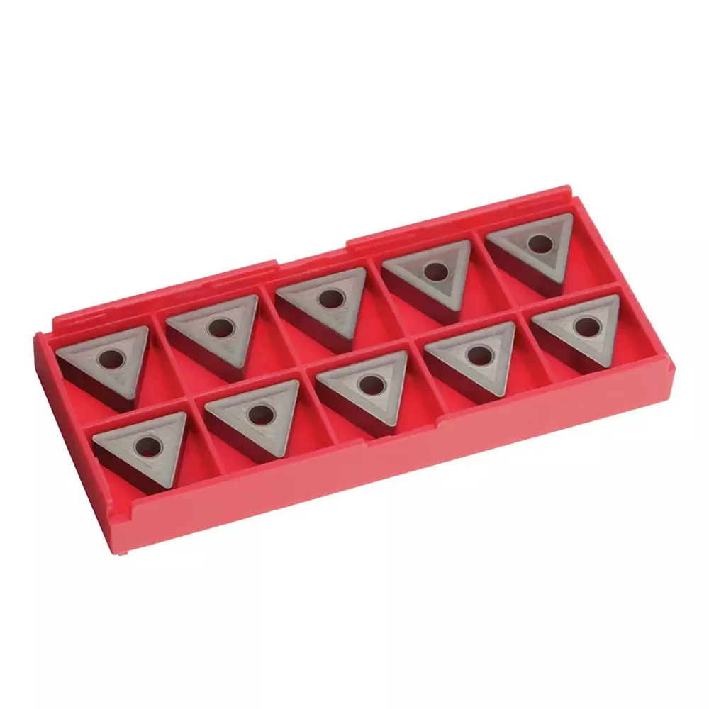 Deskar Carbide Turning Inserts Polished Coating TNMA Type for CNC Machine, LF3018 (10 Pcs x 1 Box)