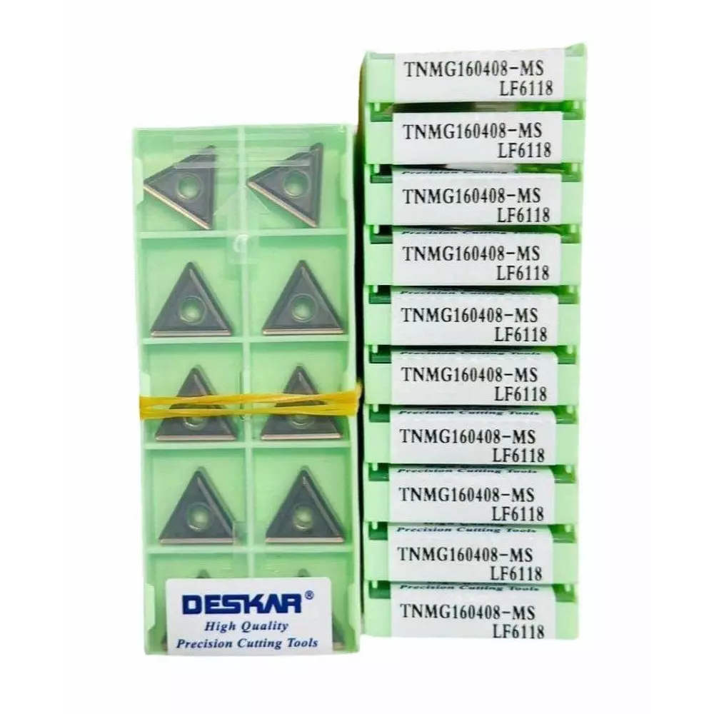 deskar-carbide-turning-inserts-polished-coating-tnmg-type-for-cnc-machine-160408-ms-lf6118-10-pcs-x-1-box