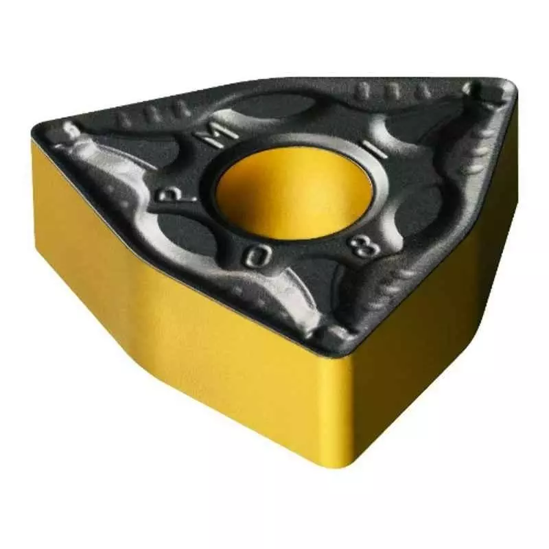 Sandvik Coromant T-Max P Turing Insert Carbide MTCVD Coating Trigon 0.79 mm, WNMG 080408-PM 4325 (Pack of 10 Pcs)