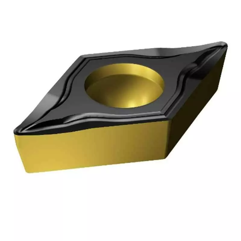 Sandvik Coromant CoroTurn 107 Turing Insert Carbide MTCVD Coating Diamond 0.39 mm, DCMT 11T304-UM 4325 (Pack of 10 Pcs)