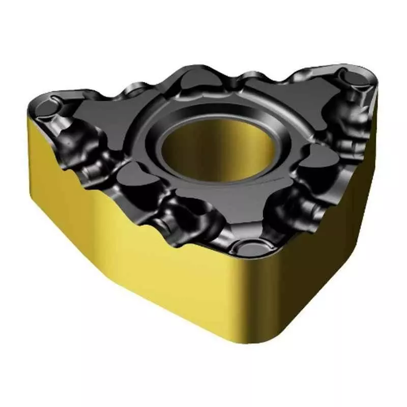 Sandvik Coromant T-Max P Turing Insert Carbide MTCVD Coating Trigon 0.39 mm, WNMG 60404-PF 4325 (Pack of 10 Pcs)