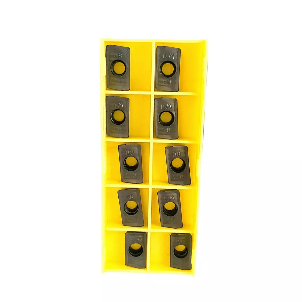 Deskar Carbide Turning Inserts Polished Coating APMT Type for CNC Machine, LF6018 (10 Pcs x 1 Box)