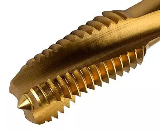 TOTEM 8 X 1mm HSSE Gold B Type Long Left Side Cutting Tap (IS-1976)