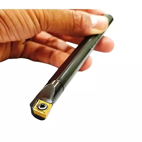 A.D INTERNATIONAL Indexable Internal Boring Bars With Insert & Key for CNC Lathe Machine, GF-4V0P-283F (Set of 2)