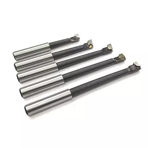 Assorts Brazed Boring Tool Carbide 7.9 mm Round Shank (Pack of 5)