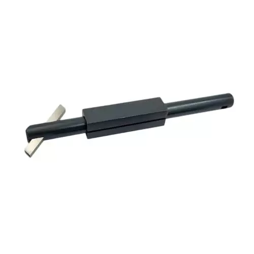 A.D INTERNATIONAL Double End Boring Bars with 1 inch (25.4 mm) sq. Holder Size, 5/16 inch (7.9 mm) Toolbit and 9 inch (228 mm) Bar Length, NQ-FQ22-30BO