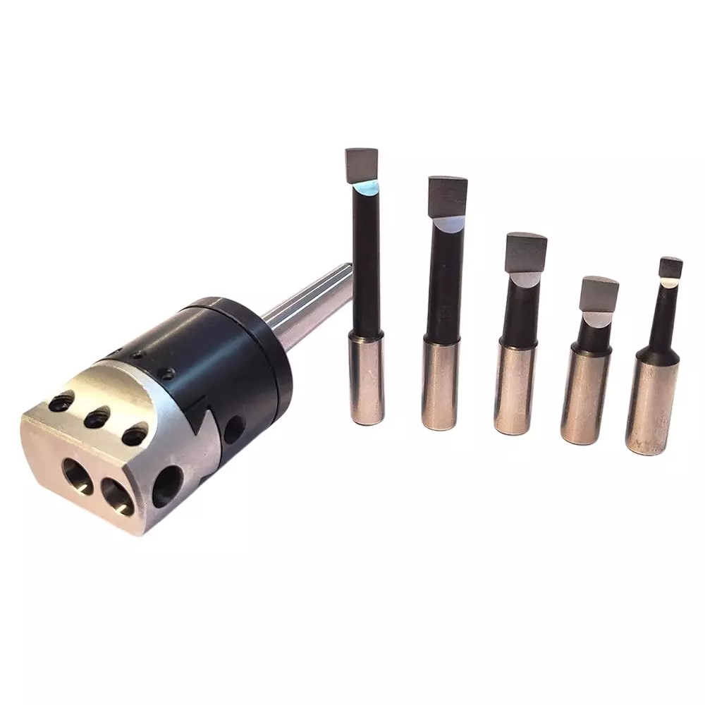 Assorts Precision Boring Head Alloy Steel 3MT Shank M12 X 1.75 (Pack of 5)