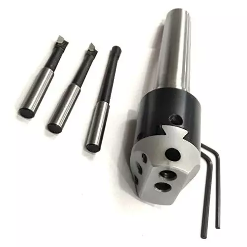 Assorts Quality Precision Boring Head Set Alloy Steel 2MT Shank BSW 3/8 Inchx16 TPI Drawbar