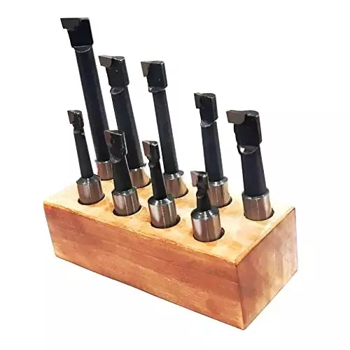 Assorts Boring Head 100 mm (2 Inch) for Milling & Lathe Machine (Pack of 9)