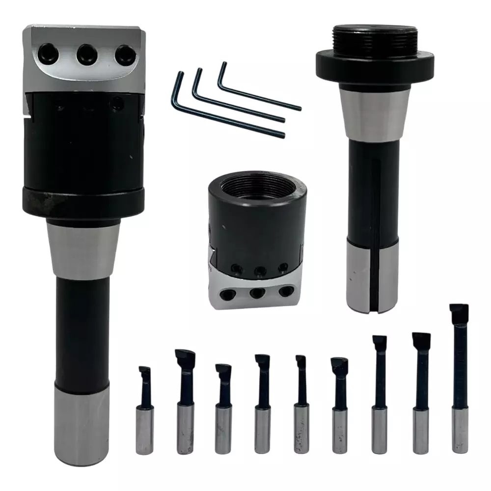 Assorts Boring Head Set R8 Shank 7/16 UNF Drawbar