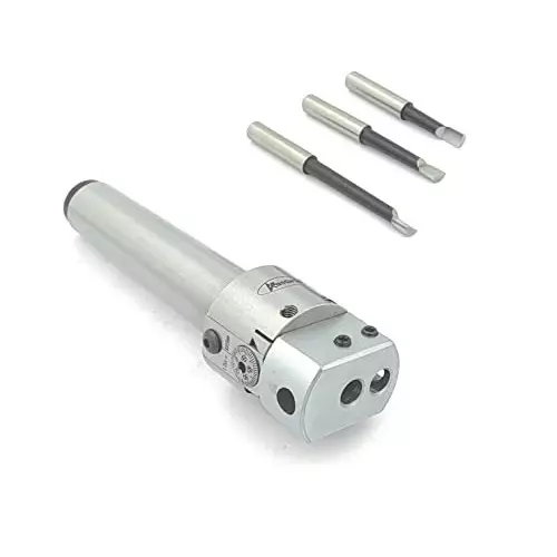 Assorts Boring Head Set Tool Steel 3MT Shank M12x1.75 Drawbar Thread