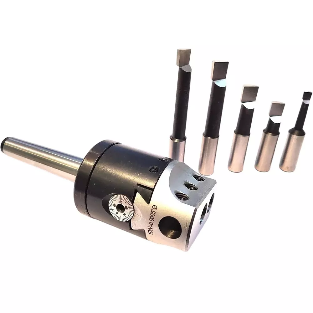 Assorts Precision Boring Head Alloy Steel 2MT Shank M10 X 1.5 (Pack of 5)