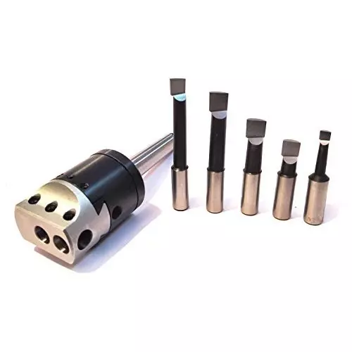 Assorts Precision Boring Head Alloy Steel 2MT Shank M10 X 1.5 (Pack of 5)