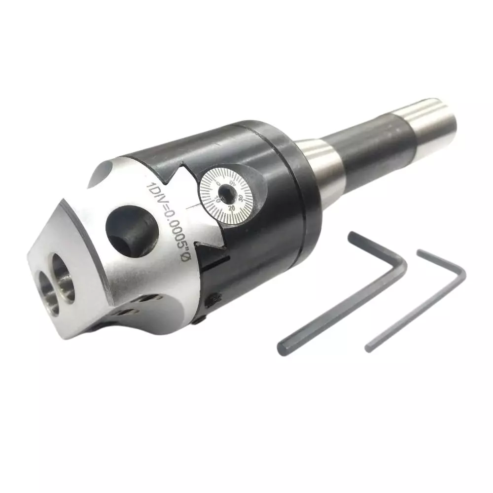 Assorts Precision Boring Head Tool Steel R8 Shank 7/16 UNF Drawbar Thread