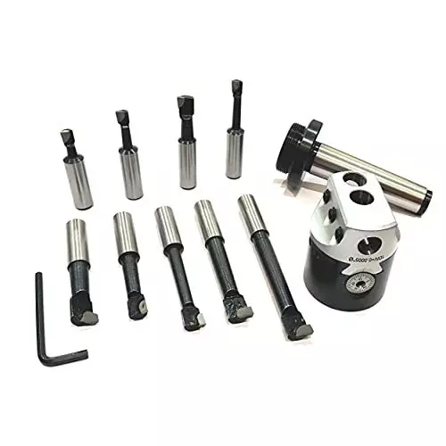 Assorts Boring Head 2MT Shank M10x1.5 Drawbar (Pack of 9)