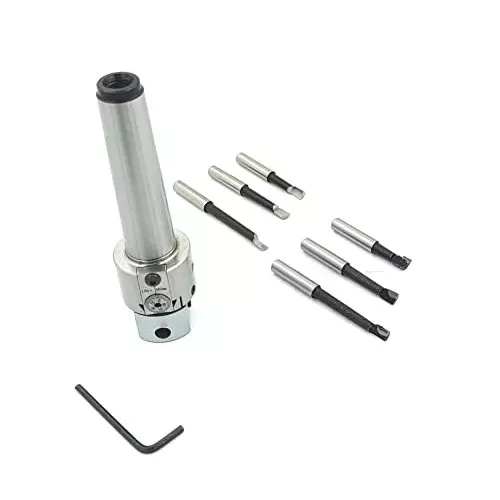 Assorts Boring Head Set Tool Steel 2MT Shank M10x1.5 Drawbar Thread