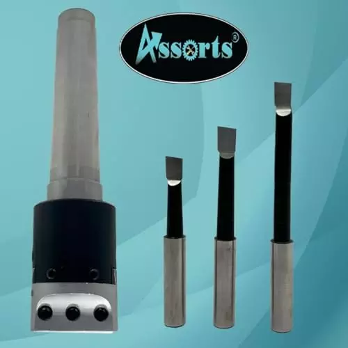 Assorts Quality Precision Boring Head Set Alloy Steel 3MT Shank BSW 3/8 Inch x 16 TPI Drawbar