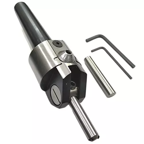 Assorts Pivot Boring Head+Fly Cutter High Speed Steel 3MT Shank 3/8 Inch (9.52 mm) BSW Tapped Drawbar Thread