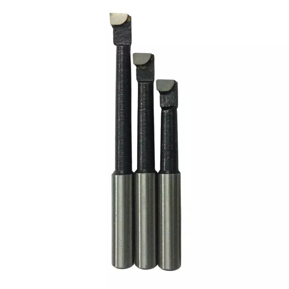 Assorts Brazed Tool Set Carbide 8 mm Dia for Enhanced Machining (Pack of 3)