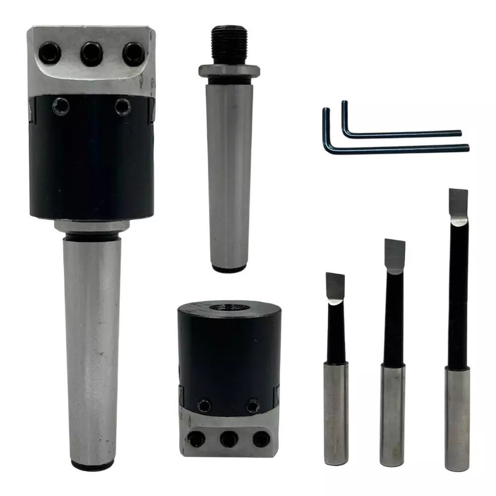 Assorts Quality Precision Boring Head Set Alloy Steel 2MT Shank M10x1.5 Drawbar