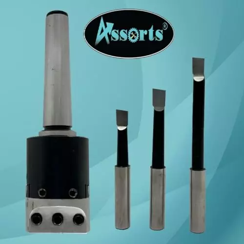Assorts Quality Precision Boring Head Set Alloy Steel 2MT Shank M10x1.5 Drawbar