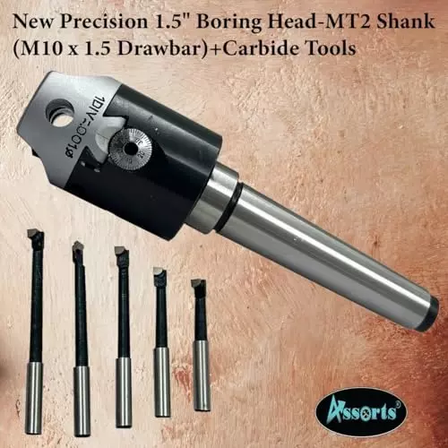 Assorts New Precision Micro Boring Head MT2 Shank M10x1.5 Drawbar