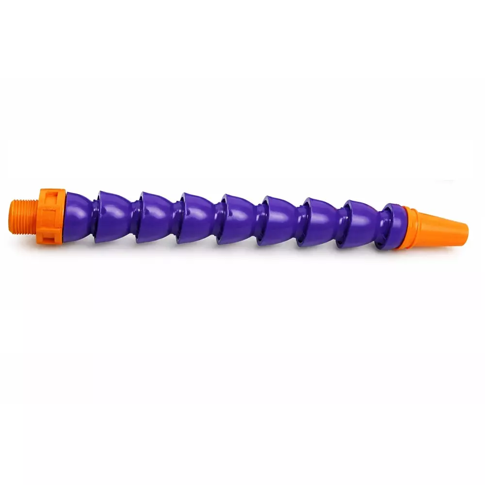 Aeropro Round Coolant Pipe Blue & Orange Plastic 3/8 Inch (9.5 mm) Size for Industrial Use, PNT-50