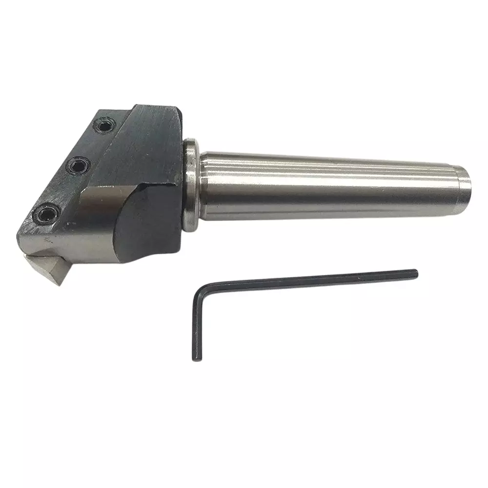 Buyohlic International Fly Cutter 50.8 (2 inch) Head with MT3 Shank & M2 3/8(Sq.)x3 inch HSS Tool Bit